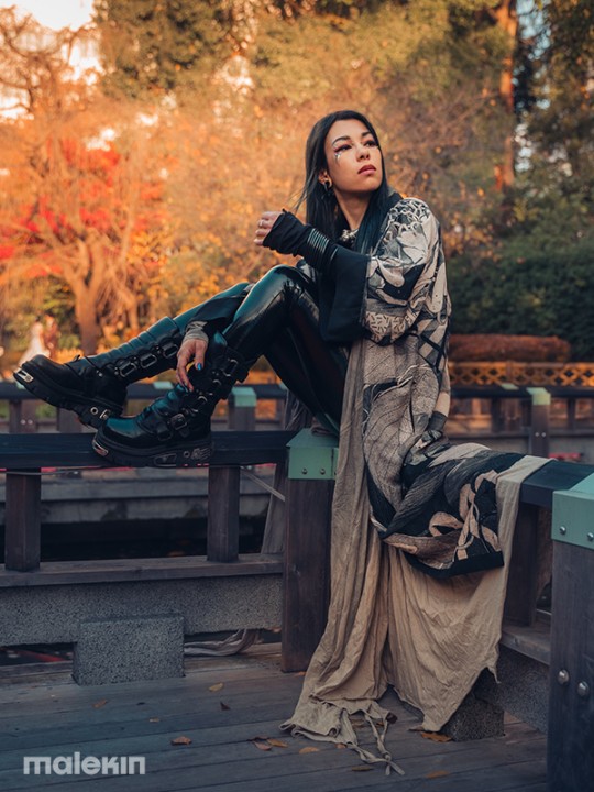 KEOP MONO EXTRA LONG KIMONO