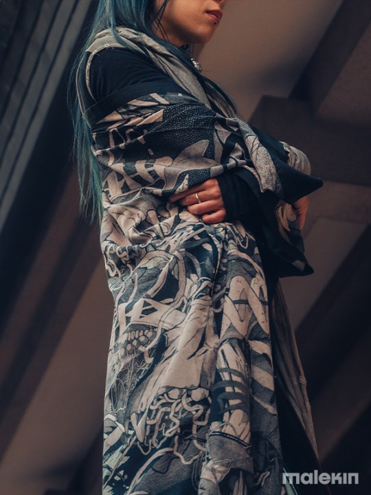 KEOP MONO EXTRA LONG KIMONO