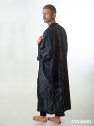 KUSEN BLACK EXTRA LONG KIMONO