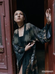 SHINOGA LIGHT EXTRA LONG KIMONO