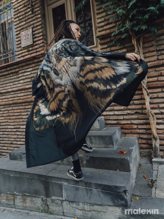 SHINOGA LIGHT EXTRA LONG KIMONO