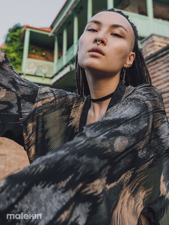 SHINOGA LIGHT EXTRA LONG KIMONO